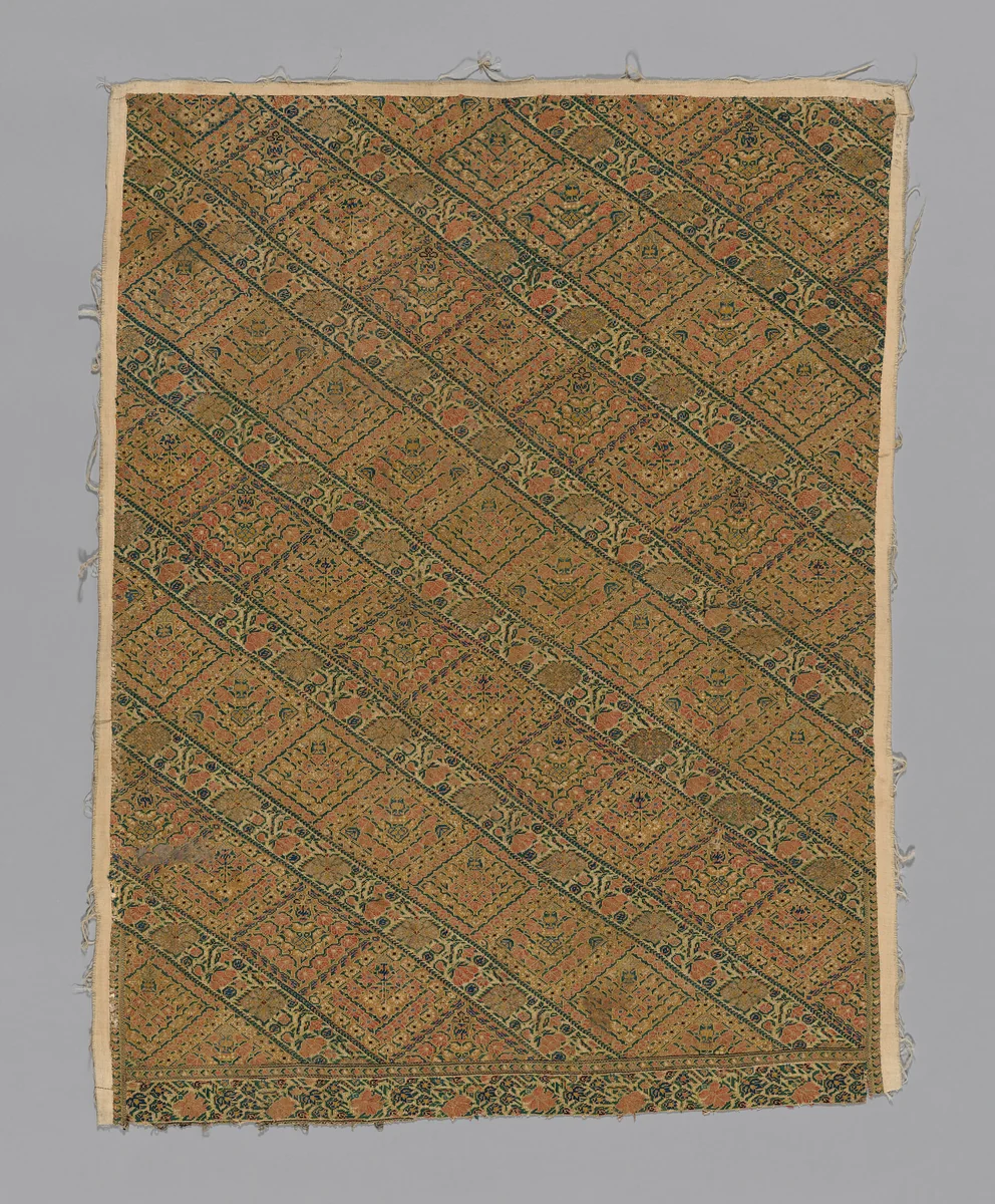 Fragment by Iran, textile, 1801-1900