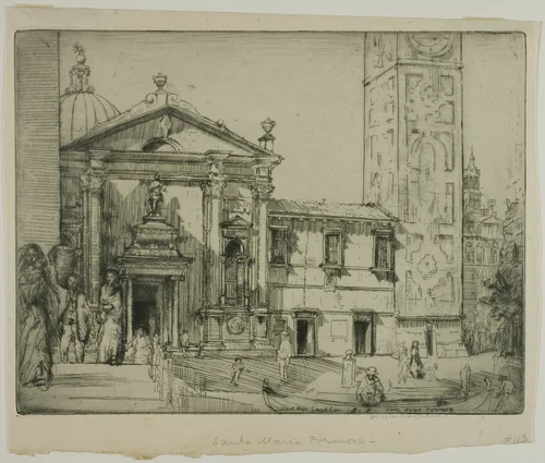 Santa Maria Formosa, Venice by Donald Shaw MacLaughlan, print, 1909