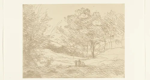 Herinnering aan het Lago Maggiore by Camille Corot, photograph, 1871