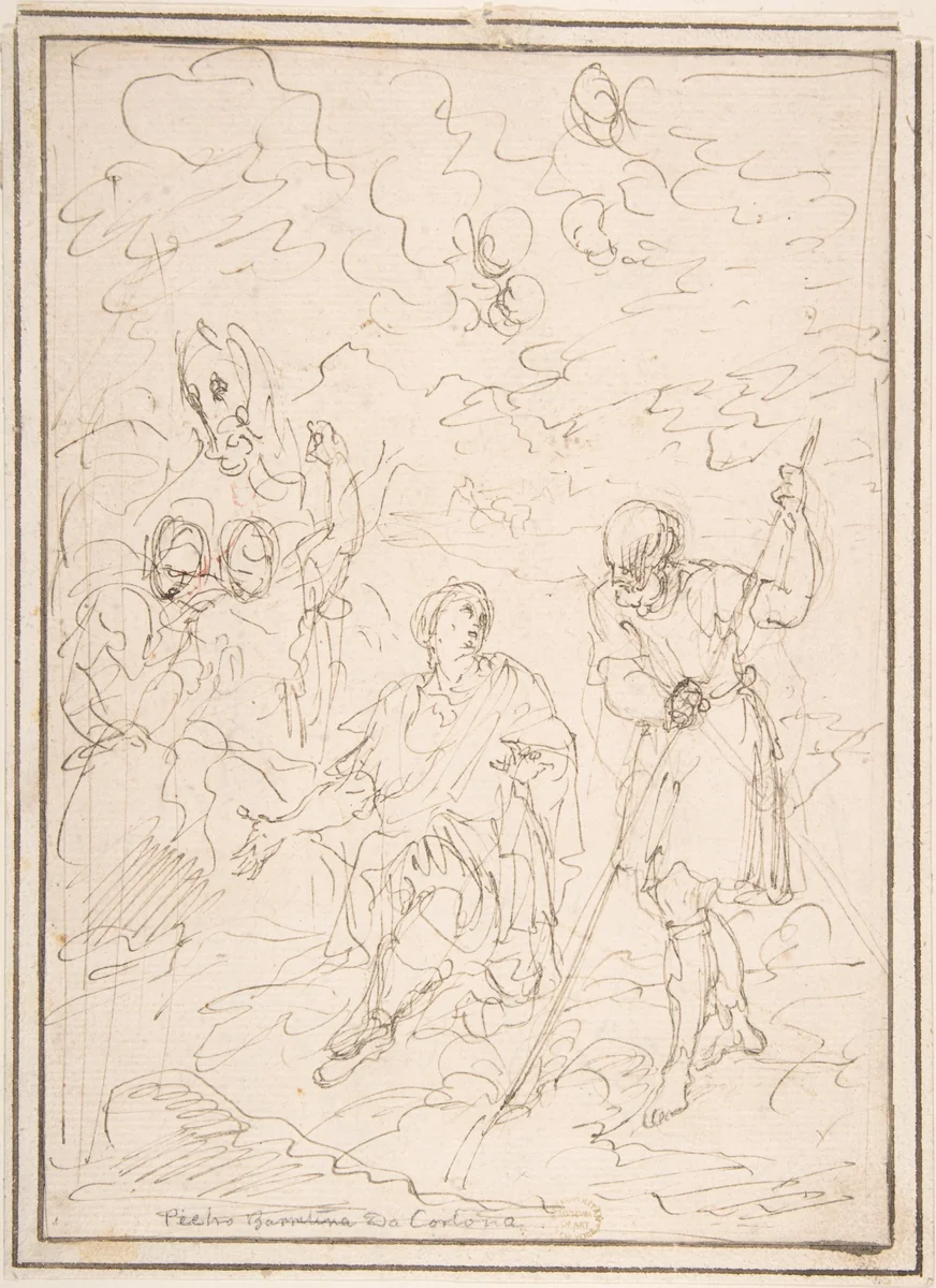 Study for a Picture by anonymous, drawing, 1600-1700
