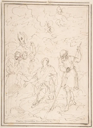 Study for a Picture by anonymous, drawing, 1600-1700