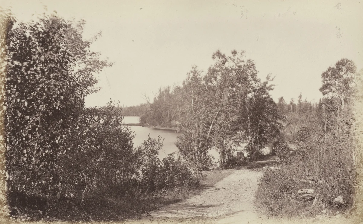 On Brome Lake by Alexander Henderson, photograph, 1865