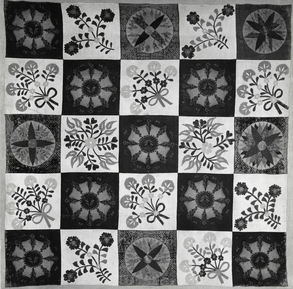 Bedcover by Carolyn A Ford, textile, 1833