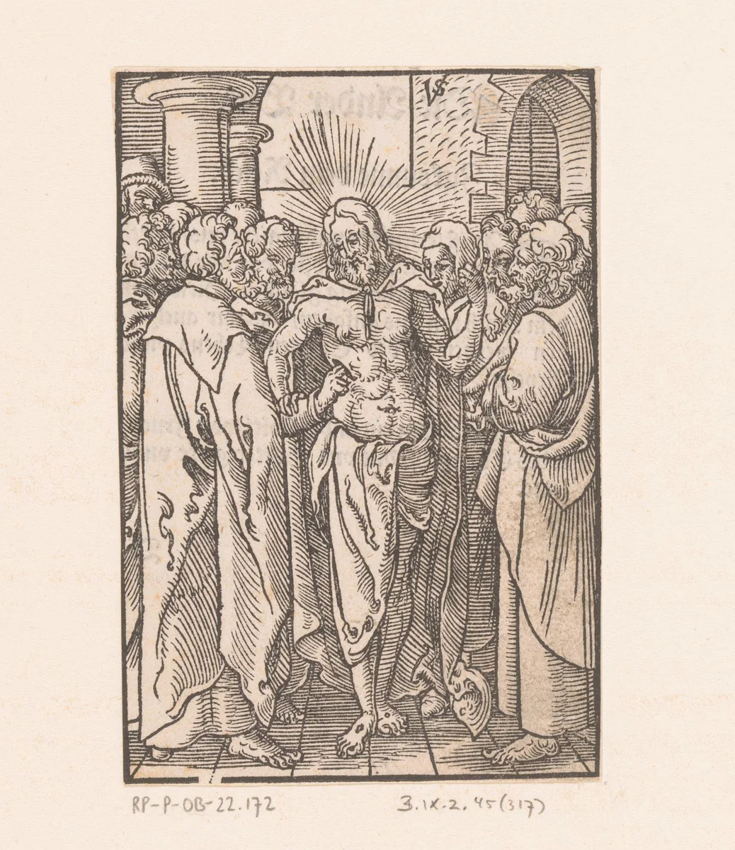 Ongeloof van Tomas by Unknown, print, 1552