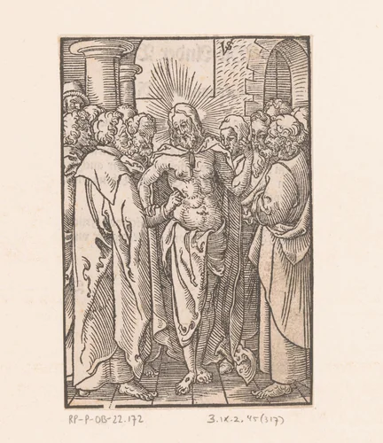 Ongeloof van Tomas by Unknown, print, 1552