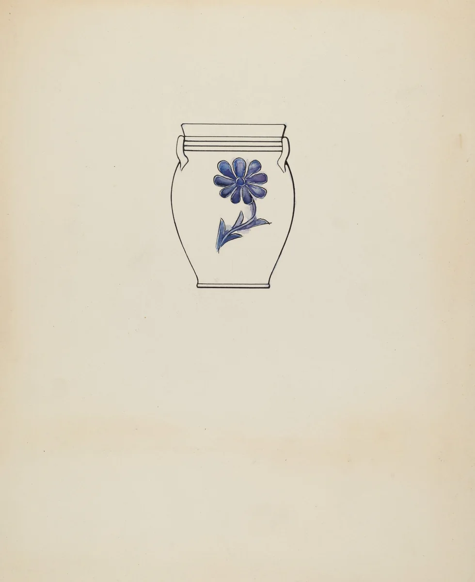 Crock by Charles Caseau, index of american design, 1936