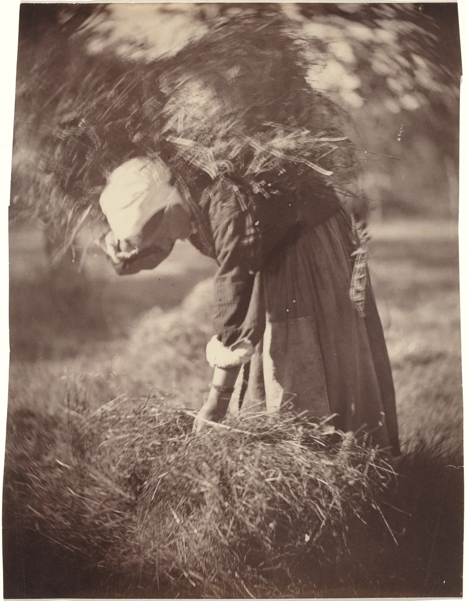 Peasant by Auguste Giraudon, photograph, 1870