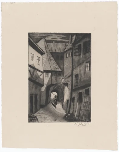Halberstadt by Emil Ganso, print, 1927
