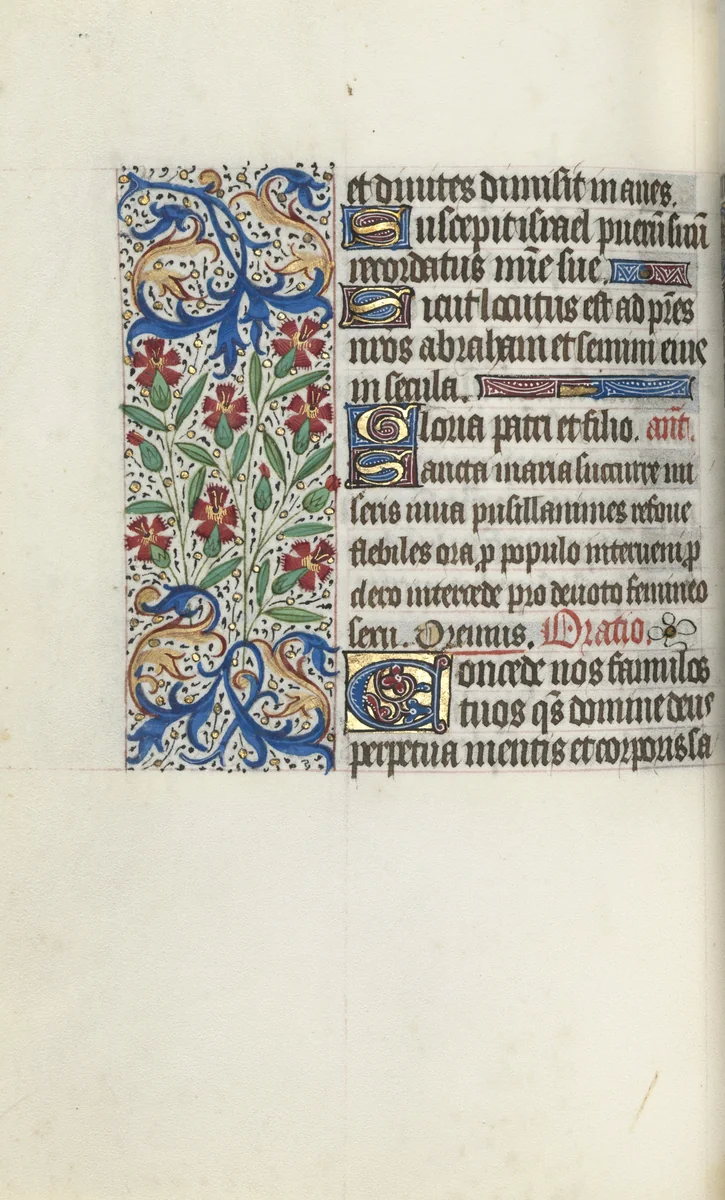 Book of Hours (Use of Rouen): fol. 74v by Master of the Geneva Latini, book, 1465-1475
