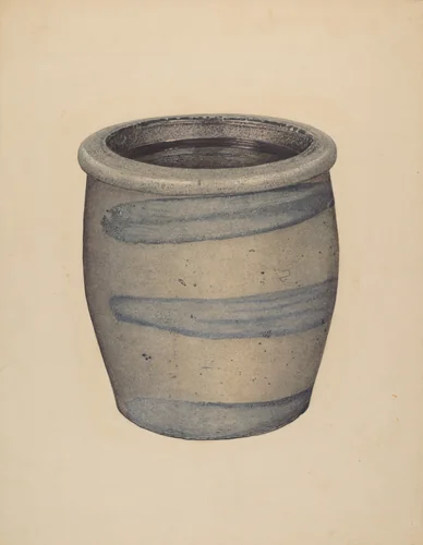 Crock by Paul Poffinbarger, index of american design, 1939