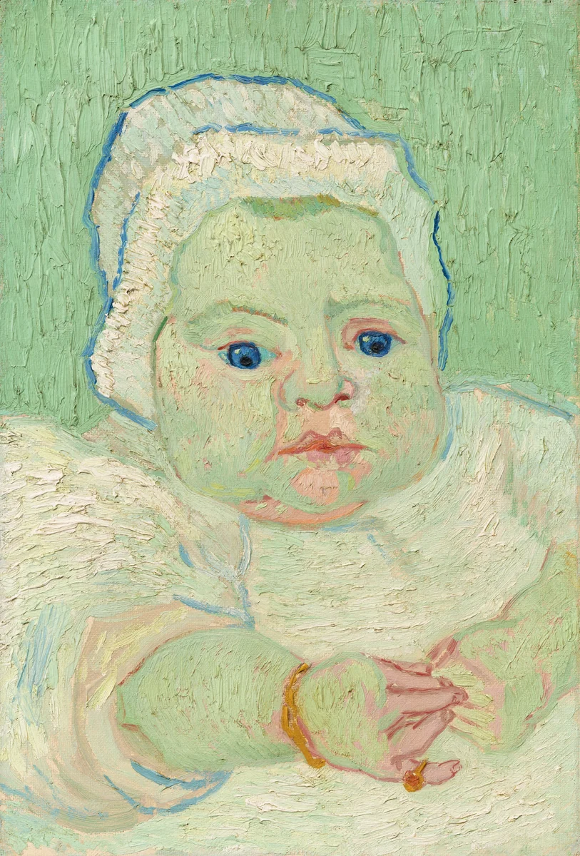 Roulin's Baby by Vincent van Gogh, painting, 1888