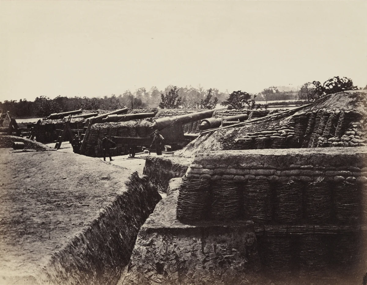 Battery No 1, near Yorktown, Virginia by Alexander Gardner, photograph, 1862