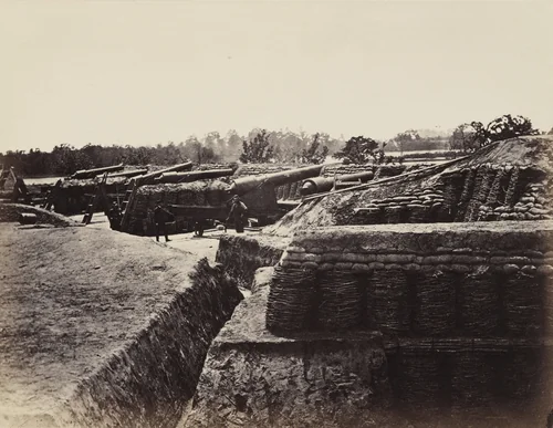 Battery No 1, near Yorktown, Virginia by Alexander Gardner, photograph, 1862