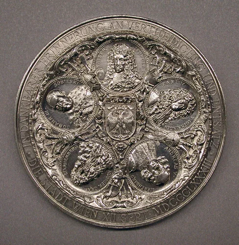 Bicentennial of the Siege of Vienna by Anton Scharff, metalwork, 1883