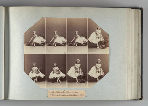 Marie Petipa dans le Diable à quatre by André Adolphe-Eugène Disdéri, photograph, 1862
