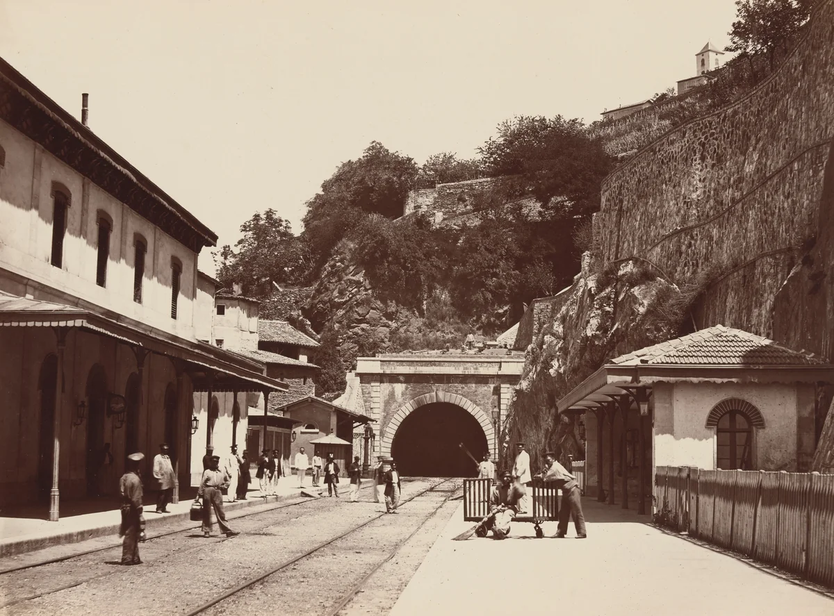 Vienne, Souterrain by Édouard-Denis Baldus, photograph, 1856-1866