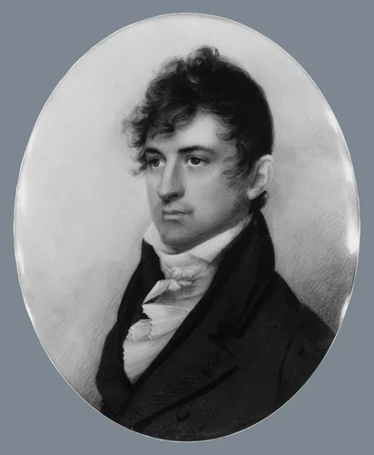Portrait of a Gentleman by Joseph Wood, artwork, 1807-1810