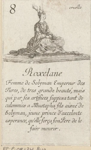 Roxelana by Stefano della Bella, print, 1620-1664