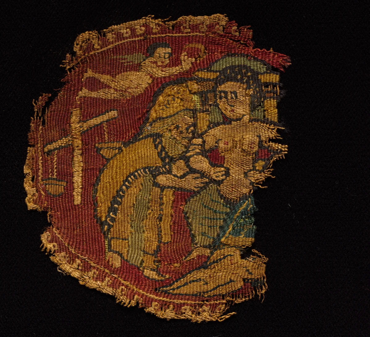Four Segmenta from a Tunic by Unknown, textile, 650-750