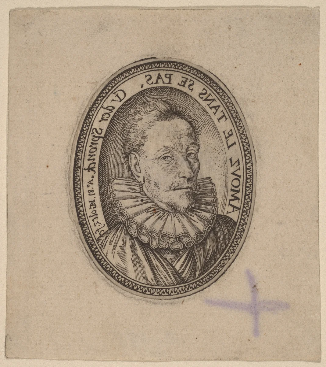 Gheraert van der Spronck by Hendrick Goltzius, print, 1581