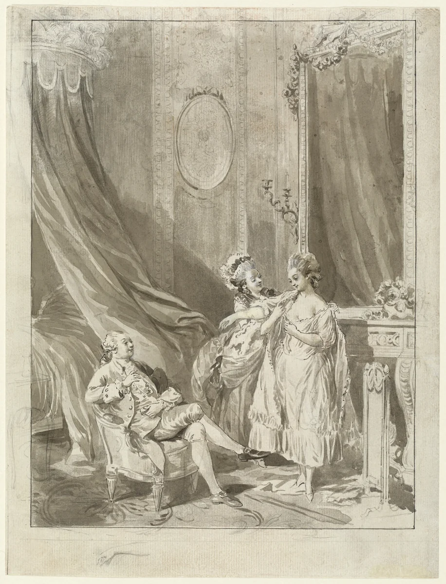 Early Morning by Sigmund Freudenberger, drawing, 1774-1779