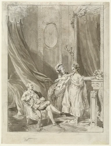 Early Morning by Sigmund Freudenberger, drawing, 1774-1779