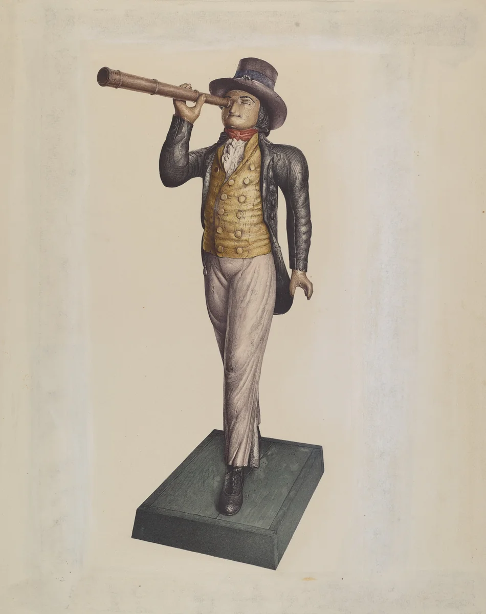 Ship Chandler's Sign by Robert Pohle, index of american design, 1940