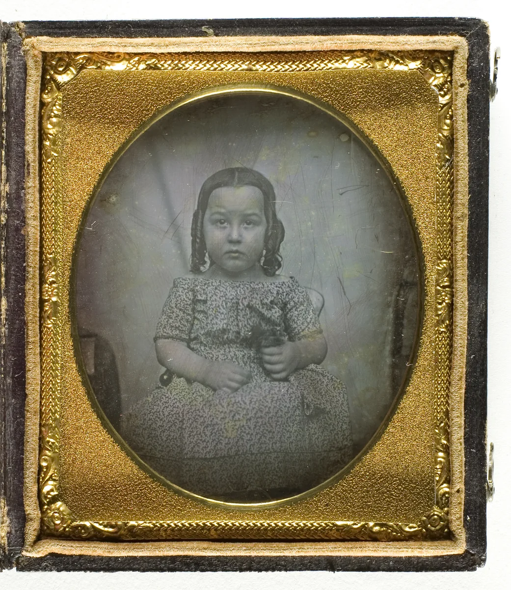 Abby Frances Snow, 2 1/2 years old by Artist Unknown, photograph, 1839-1860