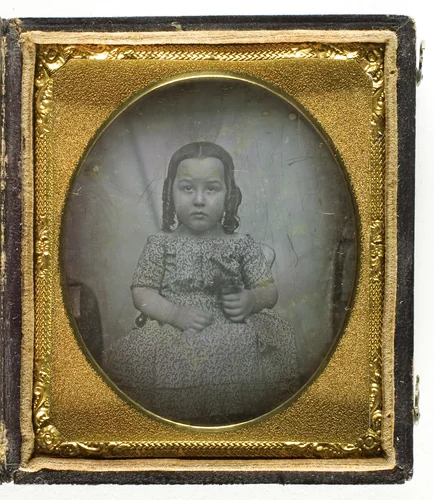 Abby Frances Snow, 2 1/2 years old by Artist Unknown, photograph, 1839-1860
