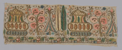 Fragment (Towel End) by Turkey, textile, 1801-1900