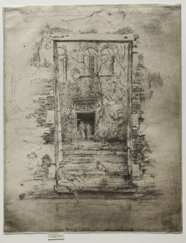 The Garden by James McNeill Whistler, print, 1879-1880