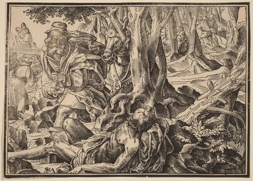 Christ Tells His Disciples of the Last Judgment by Christoph Murer, print, 1558-1614