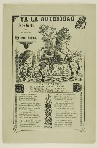 Already the Authority... by José Guadalupe Posada, print, 1871-1913