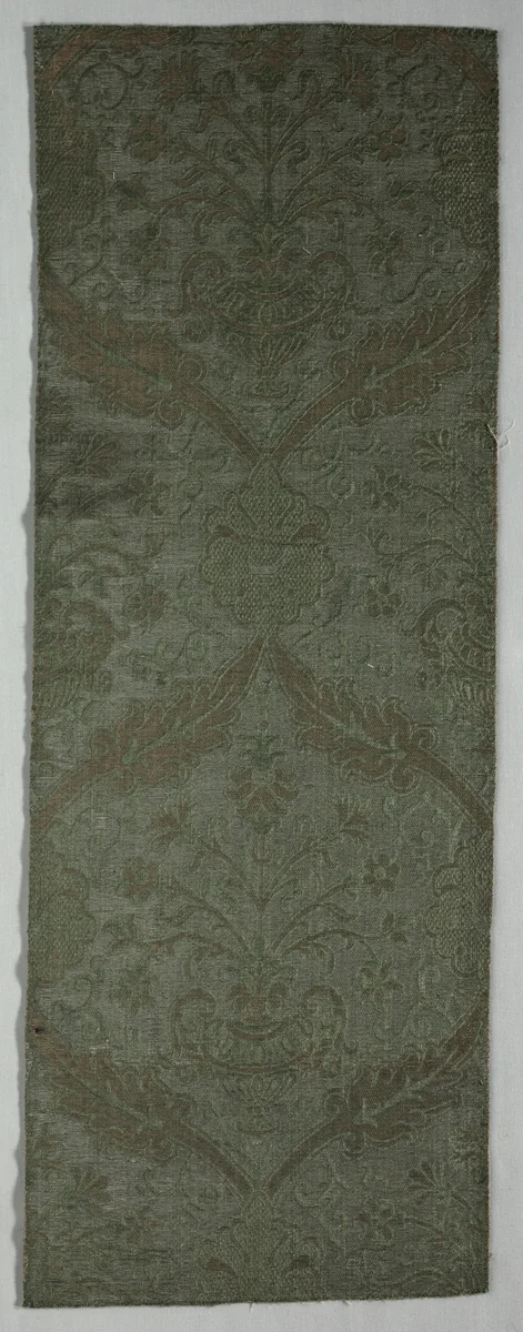 Brocatelle Textile by Unknown, textile, 1500-1599