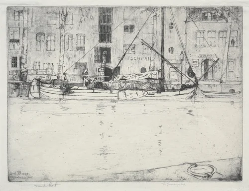 Unloading Peat by Frank Short, print, 1889