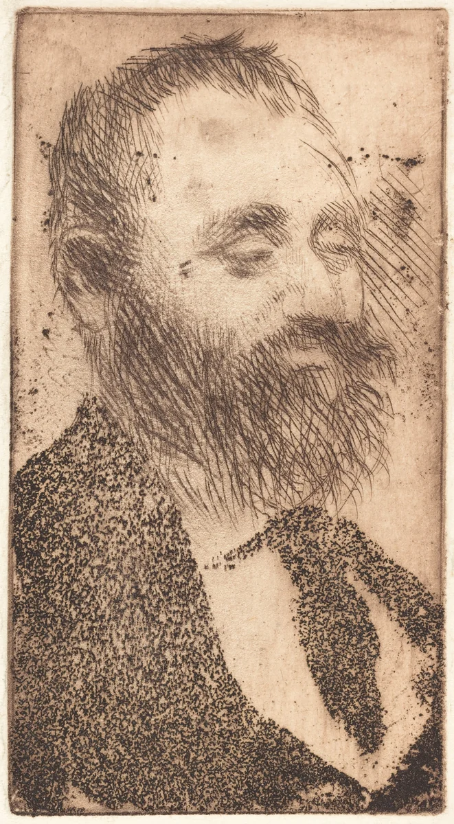 Alphonse Hirsch by Edgar Degas
Jean-François Liegme, print, 1875