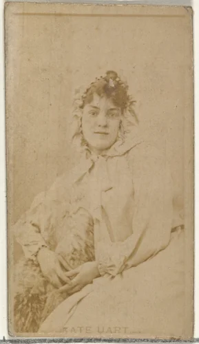 Kate Uart, from the Actors and Actresses series (N145-8) issued by Duke Sons & Co. to promote Duke Cigarettes by W. Duke, Sons & Co., photograph, 1890-1895