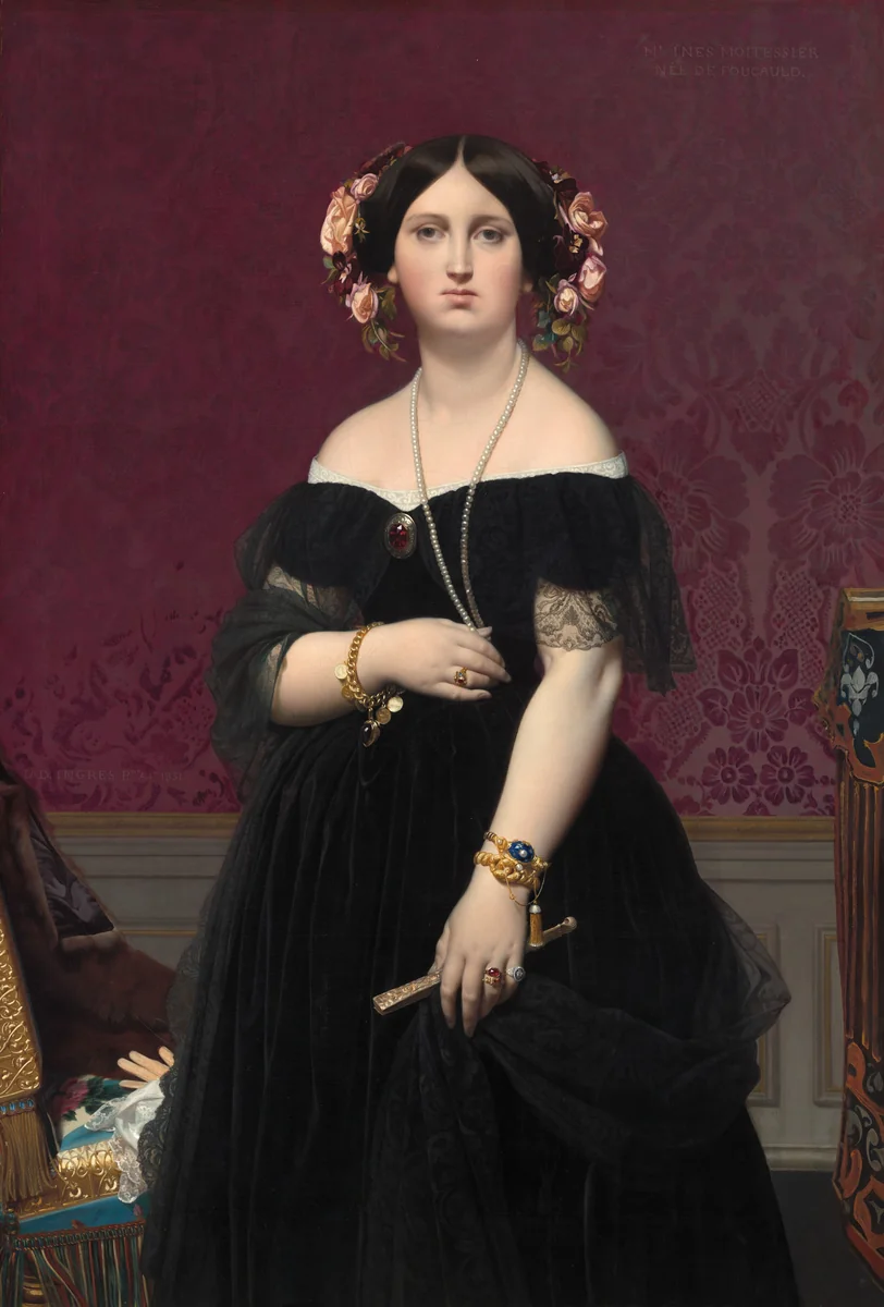 Madame Moitessier by Jean-Auguste-Dominique Ingres, painting, 1851