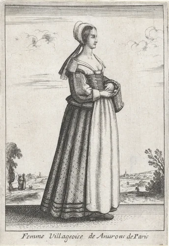 Femme Villageoise de Anurons de Paris by anonymous, print, 1662