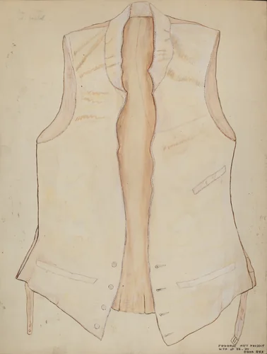 Wedding Vest by Edna Crenshaw Rex, index of american design, 1935-1942