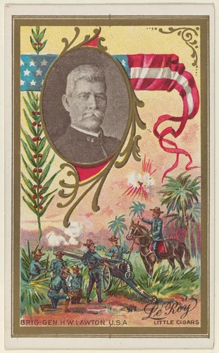 Brigadier General Henry W. Lawton, U.S. Army, from the "Generals" series (T63), issued by LeRoy Little Cigars by LeRoy Little Cigars, print, 1898-1901