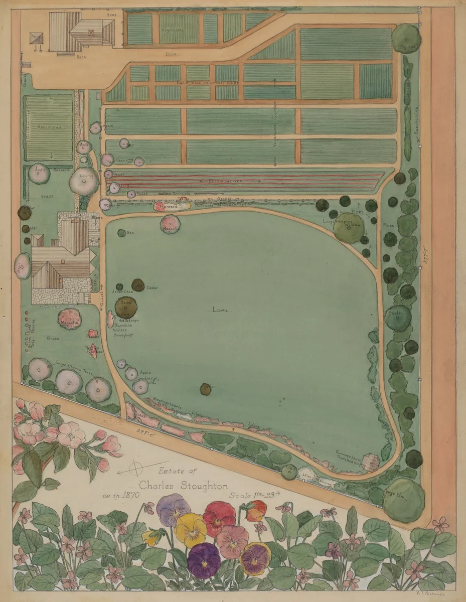 Stoughton Estate by Virginia Richards, index of american design, 1936