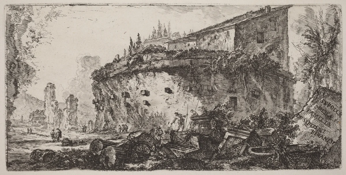 Sepulcro de famiglia de' Scipioni by Giovanni Battista Piranesi, portfolio, 1748