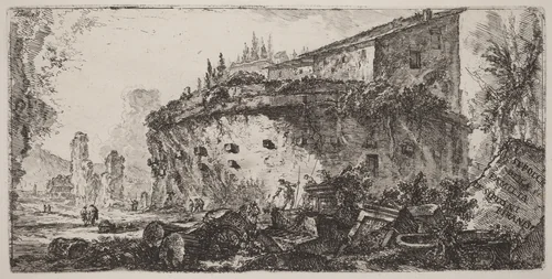 Sepulcro de famiglia de' Scipioni by Giovanni Battista Piranesi, portfolio, 1748