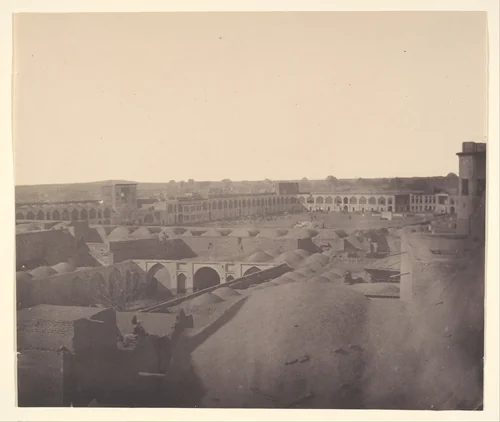 [Plaza of Canons, Teheran, Iran] (Maydan-i Top-khaneh) by Luigi Pesce, photograph, 1840-1869