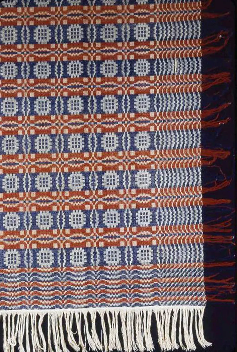 Coverlet by United States, textile, 1825-1830