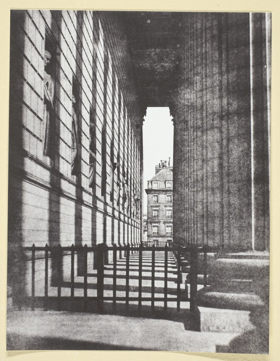 Colonnade de l'église de la Madeleine by Hippolyte Bayard, photograph, 1842-1850