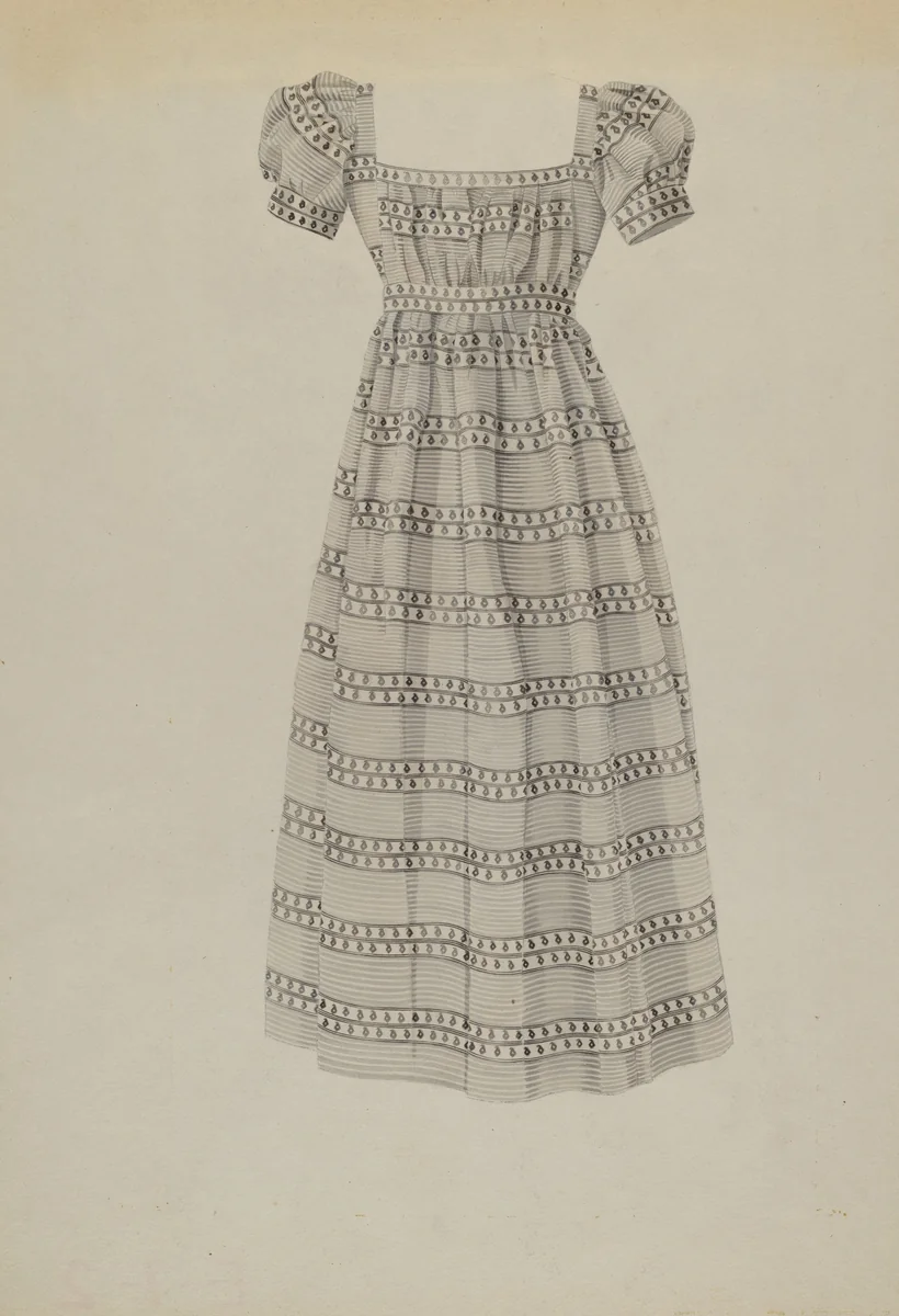 Child's Dress by Florence Grant Brown, index of american design, 1939