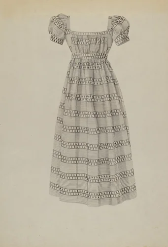 Child's Dress by Florence Grant Brown, index of american design, 1939
