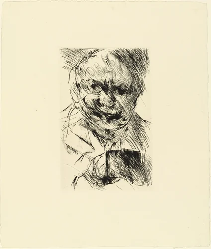 Self-Portrait (Selbstbildnis) by Lovis Corinth, print, 1923